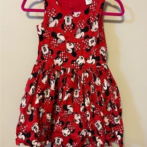 Disney Red Minnie Mouse Casual Dress